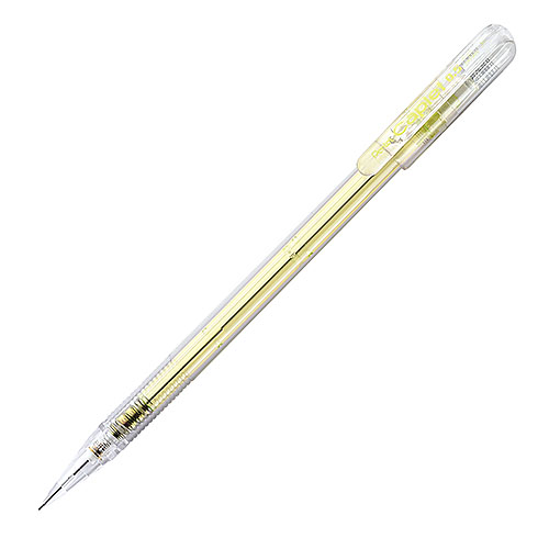 【Pentel】Caplet 筆蓋鉛芯筆 0.5mm：黃