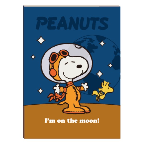 【南寶興】史諾比16K定頁筆記本：太空人