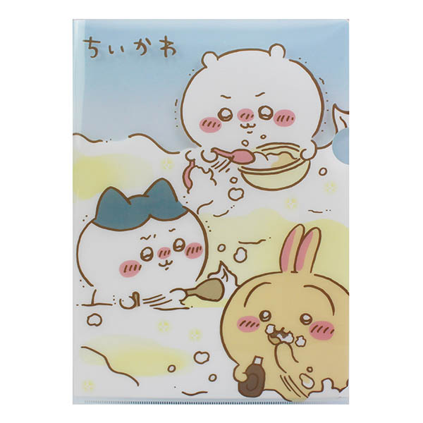 【敦景】Chiikawa A4文件夾：藍