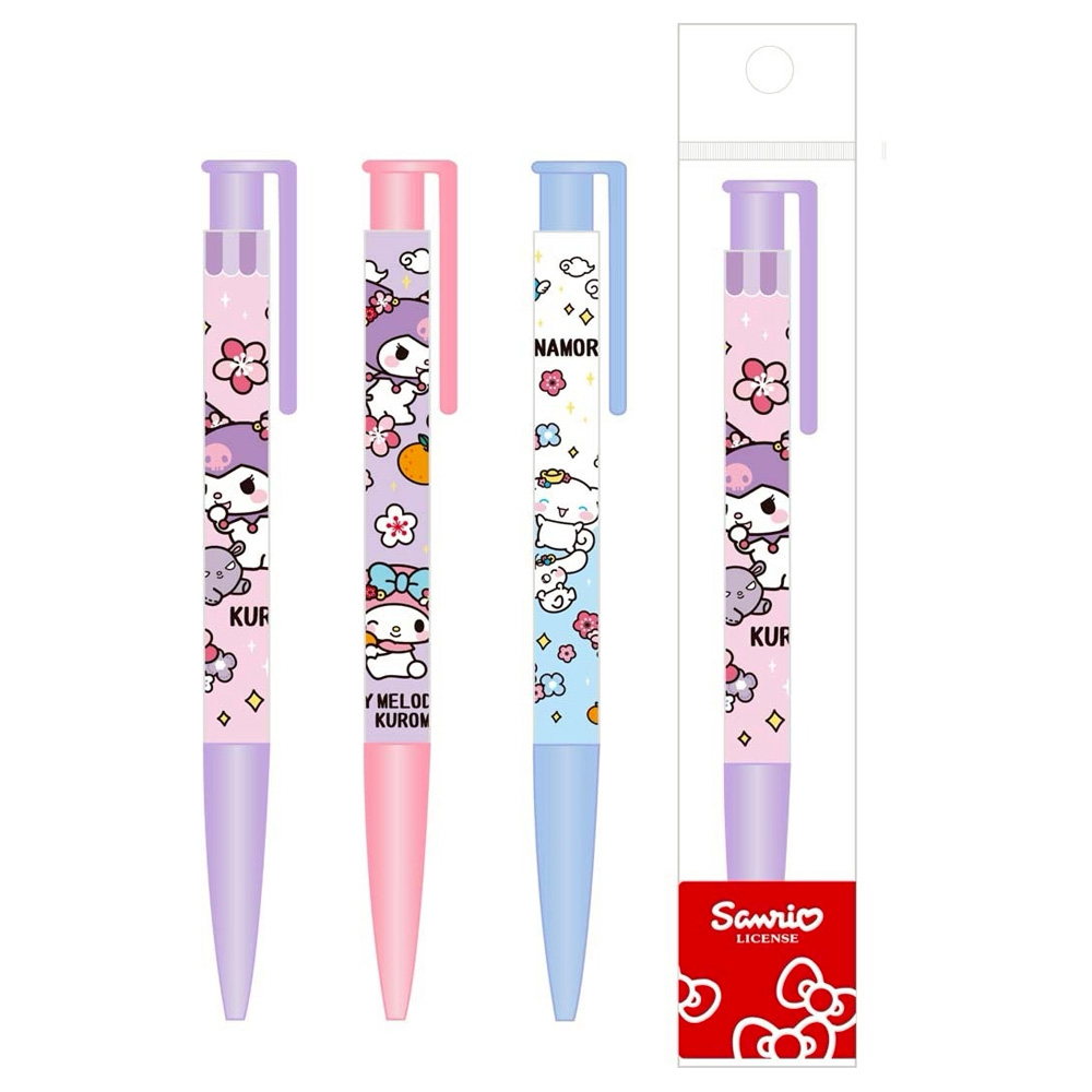 【凱銳特】SANRIO 歡樂系列長夾油性原子筆：玉桂狗