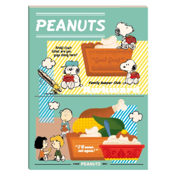 【南寶興】史諾比16K定頁筆記本：甜點好友